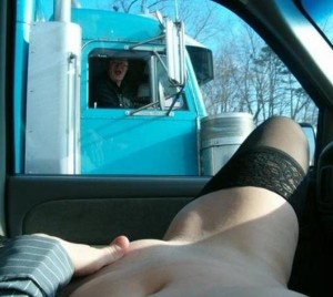 Girls Flashing Their Pussy To Truck Drivers Videos